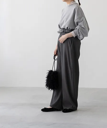 ふわカル ラウンドトゥ バレエシューズ