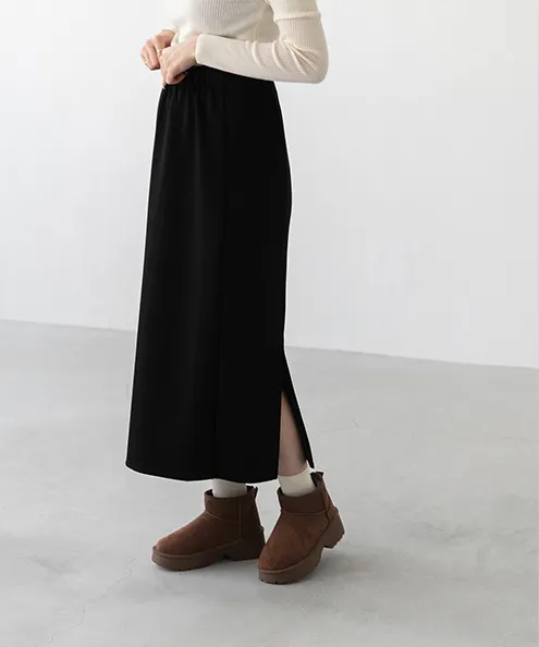 menue (メヌエ) 厚底ヒール ショート ムートンブーツ