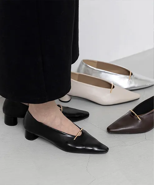 ゴールドバー 3cmヒール 極やわ パンプス