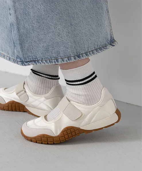 メリージェーン バレエ スニーカー